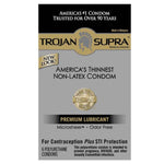 Trojan Supra Microsheer Polyurethane Condoms 6 Pack