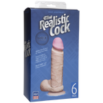 The Realistic Cock Ultraskyn 6 Inch - Beige