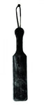 Leather Paddle With Black Fur