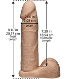 Vac-U-Lock 8in Ultraskyn Dildo with Ultra Harness - Beige