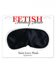 Fetish Fantasy Satin Love Mask Black O/S