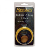 Sportsheets Rubber Rings 4 Pack Black