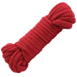 Japanese Style Bondage Rope Cotton Red 32 Feet