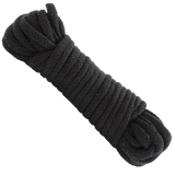 Japanese Style Bondage Rope Cotton Black 32 feet