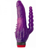 Jelly Caribbean Tango Double Dong Purple Vibrator