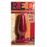 Red Boy Medium Butt Plug Red