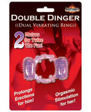 Humm Dinger Double Dinger Cock Ring Purple