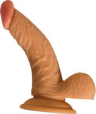 All American Whopper With Balls 6.5 Inches Dildo Beige