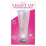 Beer Glass Party Pecker Light Up Clear