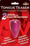 Tongue Teaser Silicone Oral Vibrator - Pink