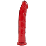 Jelly Jewel Dong With Suction Cup Ruby Red