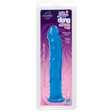 Jelly Jewels Dong With Suction Cup 8 Inch - Blue