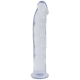 Jelly Jewel Dong With Suction Cup Diamond Clear