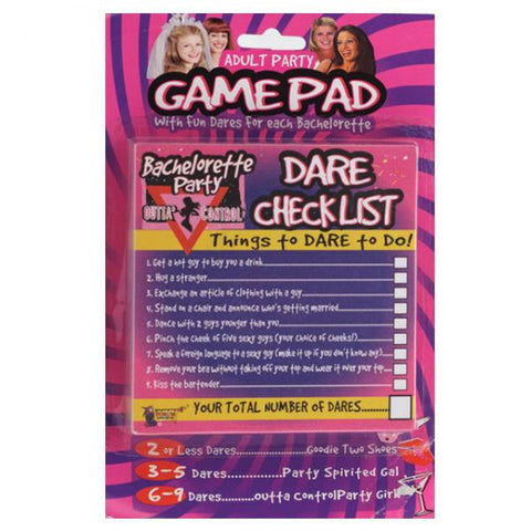 Bachelorette Do You Dare Game