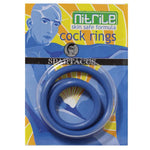 Nitrile Cock Ring Set (blue/3)