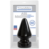 Titanmen Ass Master Butt Plug 4.5 Inches Black