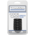 Titanmen Cock Cage Black