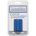 Titanmen Cock Cage Blue