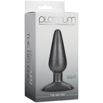 Platinum Premium Silicone The Big End Charcoal Plug