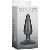 Platinum Premium Silicone The Big End Charcoal Plug