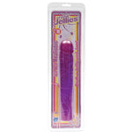 Crystal Jellies 10in Classic Dildo - Purple