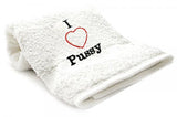 Towels With Attitude - I Heart Pussy