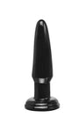 Basix Rubber Beginners Butt Plug Black