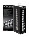 Icicles No 2 Glass Anal Beads Clear