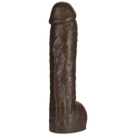 Vac-U-Lock 12in Realistic Hung Dong - Brown