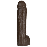 Vac-U-Lock 12in Realistic Hung Dong - Brown