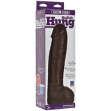 Vac-U-Lock 12in Realistic Hung Dong - Brown