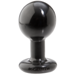 Round Butt Plug Medium Black