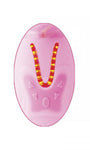 Remote Control Thrusting Rabbit Pearl Vibrator Pink