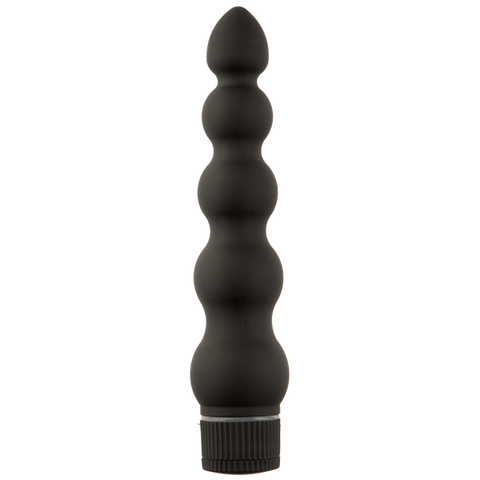 Black Magic 7 inches Ribbed Vibrator