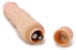 X5 Hard On Vibe 9 inches Waterproof Dildo - Beige