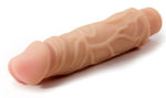 X5 Hard On Vibe 9 inches Waterproof Dildo - Beige