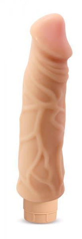 X5 Hard On Vibe 9 inches Waterproof Dildo - Beige