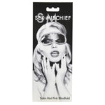 Sex & Mischief Satin Hot Pink Blindfold