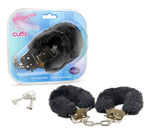 Play Time Cuffs Black Fur