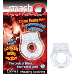 The Macho Crystal Collection Vibrating Cock Ring (clear)