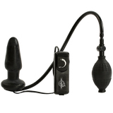 Deluxe Wonder Plug Inflatable Vibrating Black