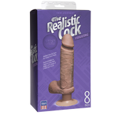 The Vibro Realistic Cock UR3 Vibrator 8 Inch - Tan