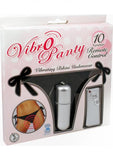 Vibro Panty Bikini 10 Function Remote Control Waterproof O/S - Black