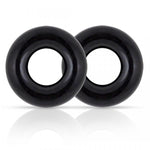 Donut Rings Oversized Black