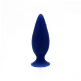 Corked Medium Anal Plug - Blue