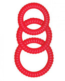 Ram Ultra Silicone Cocksweller Cock Rings Red