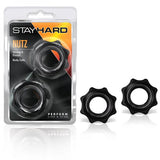 Stay Hard Nutz 2 Black Cock Rings