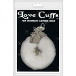 Plush Love Cuffs White