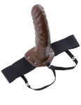 Fetish Fantasy 8 inches Hollow Strap On Brown