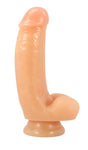 The Pizza Boy Dildo with Suction Cup Beige